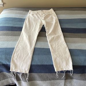 Paige white denim pants